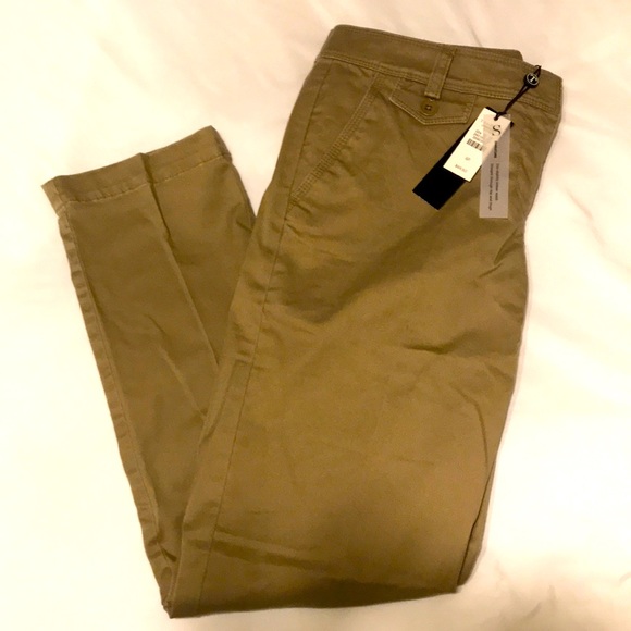 NEW Talbots Khaki Ankle Pants - Picture 2 of 8
